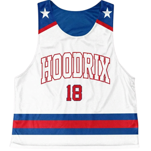 OEM Lacrosse Pinnies Personalized Reversible Practice Vest Athletic Team Player Name Dot Sublimated Tank <b>Top</b> Unisex Moisture - Product Image 4