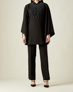 Wholesale Dubai Black <b>Kaftan</b> for Women Hand Work <b>Kaftan</b> Traditional Islamic Clothing and Accessory Designed for Muslims - Product Image 4