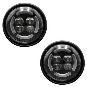 Set di Luci Fendinebbia LED Sostitutive per Freightliner Columbia 2000-2015, Lato Destro/Passeggero e Lato Sinistro/Conducente - Nero - Product Image 1