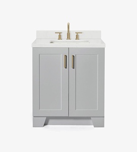 Mueble de Baño al por Mayor Quartus de 30 Pulgadas con Lavabo Individual, Solo Mueble, 4 Opciones de Acabado, Venta al por Mayor Directo de Fábrica Vietnamita - Product Image 1