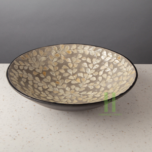 Belles bols en coquille de vadrouille incrustée plateau en nacre de luxe bol en bambou personnalisé de HNH Craft - Product Image 3