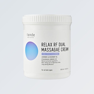 Cremas faciales coreanas Tondeu Relax RF Dual Massage Cream, crema de masaje facial de fácil aplicación, 1000ml, hecho en Corea. - Product Image 5