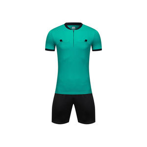 Ensemble d'uniformes d'arbitre de football professionnels personnalisés en gros, séchage rapide, respirant, kit d'arbitre de football, vêtements de sport pour hommes - Product Image 5
