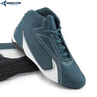 Chaussures de karting DAIZEN STAR INTERNATIONAL DSI-KTS-012 mi-mollet, imperméables, respirantes, légères, à lacets, antidérapantes, brodées