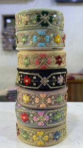 ผ้าลูกไม้ประดับด้วยลูกปัดและหินสำหรับเสื้อผ้างานแต่งงานผ้าลูกไม้ปักตาข่ายนิ่มหรูหราเป็นมิตรกับสิ่งแวดล้อมดีไซน์ตามสั่ง - Product Image 2