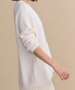 Custom Quality 100% Cotton Crew Neck Bohemian <b>Cardigan</b> <b>Sweater</b> Crocheted Jacquard Women's Men Winter Front Breathable Crop 300g - Product Image 2