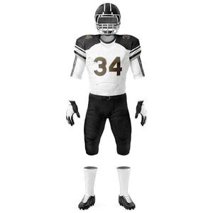 Dernier design d'uniformes de football américain, nouveau style, uniformes de football américain pour jeunes, prix de gros, uniformes personnalisés avec le nom de l'équipe - Product Image 1