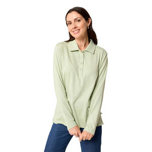 Camisetas Polo para Mujer al por Mayor, Diseño Popular 2026, Personalizables, Manga Larga, Lisas, Perfectas para Todas las Temporadas - Product Image 1