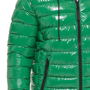 Y2K Style Hooded Puffer Jacket Winter Quilted Warm Regular <b>Bubble</b> <b>Coat</b> Streetwear Fashion Front Logo - Product Image 3