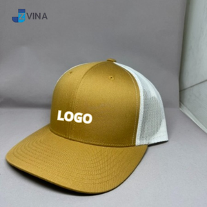 หมวกแก๊ปทรง Trucker ปรับได้ 6 แผง สีเทา ด้านหน้าตาข่าย ด้านหลังปักลาย  ผ้าโพลีเอสเตอร์  ใส่ได้ทั้งชายหญิง  สไตล์ลำลอง สำหรับฤดูใบไม้ผลิและฤดูร้อน  รับปักโลโก้ตามแบบ - Product Image 4