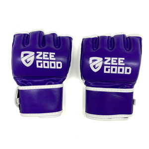 Comfortable UFC MMA <b>Half</b>-Finger PU Leather Shooter Gloves New Design Breathable for Training in Martial Arts MMA Sparring Gloves - Product Image 2