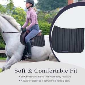 Almohadilla para Montar a Caballo sin Montura con Estribos |   Almohadilla de Montar sin Montura con Forro de Piel Sintética |   Equipo de Equitación Cómodo - Product Image 5