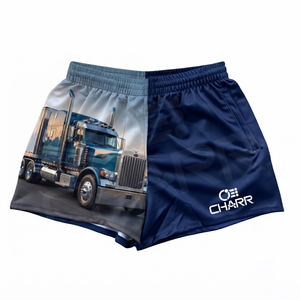 Shorts de rugby unisexes 100% polyester, logo brodé personnalisé, couleur unie, design respirant, shorts de rugby tracker - Product Image 6