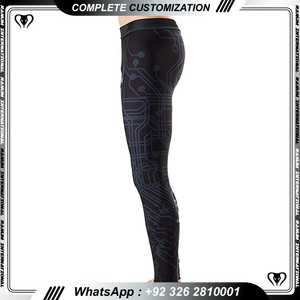 กางเกงซ้อม MMA แบบสั่งทำพิเศษ สำหรับกีฬาต่อสู้ ยิมนาสติก เพาะกาย ผ้าฝ้าย/ใยไผ่ เอวยางยืด ความยาวเต็มตัว สั่งทำได้ - Product Image 5