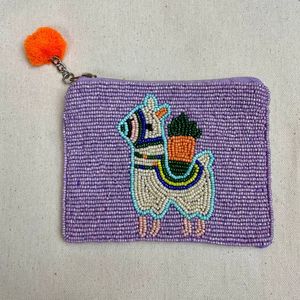 Luxury Handmade Beaded Coin <b>Purse</b> Stylish Women Mini Wallet At <b>Cheap</b> Price - Product Image 1