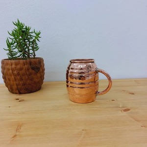 Mug en cuivre métallique, mug en cuivre bronze avec poignées en laiton, couvercle anti-fuite, isolation sous vide, mug à café - Product Image 2