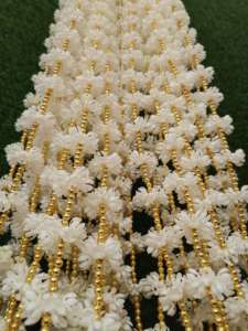 Guirlandes de perles faites à la main pour la décoration de mariage, de remise de diplômes, de fête à domicile, de décoration extérieure et intérieure, design en boucle - Product Image 3