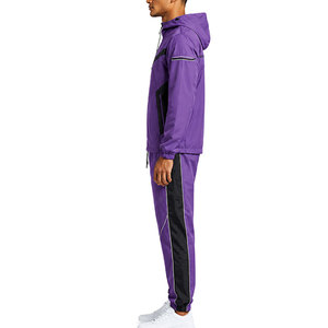 Lightweight Men Windbreaker <b>Suit</b> Athletic Sportswear Set For Gym Training Walking And Everyday Active Comfort - Product Image 3