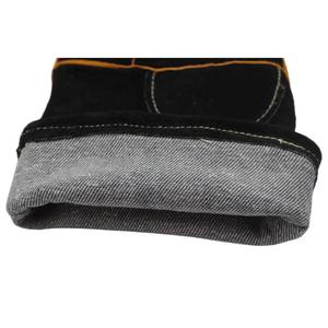 Gants de soudage en cuir de vachette de qualité supérieure résistants aux hautes températures avec ligne ignifuge - Product Image 3