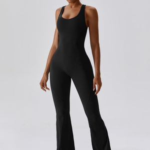 Ropa de Gimnasio Ligera Personalizada al por Mayor, Ropa de Yoga, Ropa Deportiva, Mono de Yoga para Entrenamiento, Mono de Yoga de Una Pieza para Mujer - Product Image 2