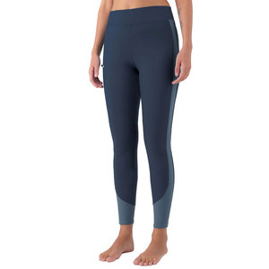 Pantalones de equitación personalizados para mujer, pantalones ecuestres de tela elástica de alto rendimiento, ropa cómoda para entrenamiento en establos. - Product Image 1