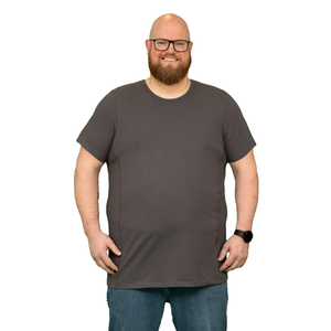 Camiseta de Manga Corta para Hombre, Talla Grande, 100% Algodón Tejido, Corte Regular, Premium, Sólida, Ecológica, Transpirable, Estilo Urbano, Personalizable, Venta al Por Mayor - Product Image 6