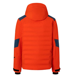 Veste de ski pour homme personnalisée, coque rigide, coupe-vent, imperméable, à capuche, isolation synthétique 220g, fermeture éclair, chaude, pour sports d'hiver et snowboard - Product Image 3