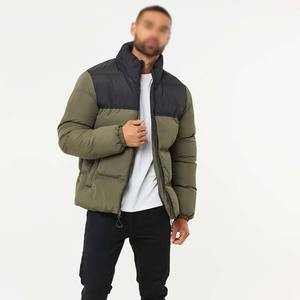 <b>Men's</b> Two-Tone Waterproof Polyester Puffer Jacket Lightweight Hooded High Street Style Customized OEM Design New Arrival - Product Image 5