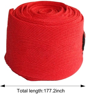 ผ้าพันมือฝ้ายแบบกำหนดเองราคาขายส่ง RTS พร้อมบริการ OEM สำหรับการชกมวยและศิลปะการต่อสู้ ป้องกันข้อมือ ระบายอากาศได้ดี รุ่น AI-HW-09 - Product Image 4
