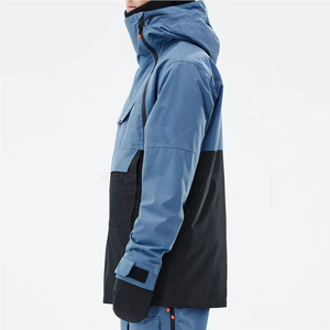 Chaqueta de Esquí para Mujer, Ropa Exterior para Snowboard, Blanca, con Capucha, Transpirable, Impermeable, Cortavientos, con Cremallera, Ligera, Térmica, para Todas las Estaciones - Product Image 3
