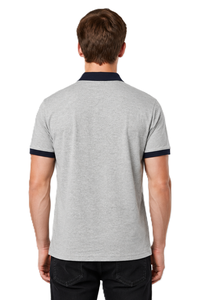 Camiseta Polo de Golf Personalizada para Hombre, ODM OEM, Manga Corta, Cuello de Botones, Tejido de Algodón, Manga en Contraste, Ropa Casual - Product Image 2