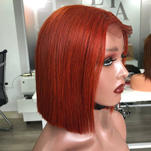 Peluca de cabello humano 100% Dark Cajun Bob 10 pulgadas Cierre de peluca 2x6 Vietnamita de alta calidad - Product Image 2