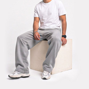 Pantalones Deportivos Econex de Alta Calidad para Hombre, Pantalones de Chándal Grises de Algodón, Cintura Elástica, Transpirables, Casuales y Holgados - Product Image 6