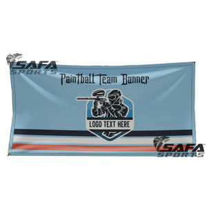 Bandera Personalizada para Eventos de Paintball, Vinilo Resistente para Interiores y Exteriores, Letrero de Ganador con Bordes Cosidos y Ojales para Campo de Juego - Product Image 4