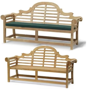Garden <b>Chairs</b> Made Of Quality Old Teak Wood With Soft Foam Seats And Sold At An Economical Price - Product Image 3