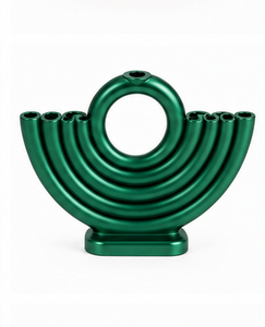 Menorá de Diseño para Festividades Judías con Artesanía Metálica Decorativa para Compradores Mayoristas Globales, Elegante Menorá Metálica para Hanukkah - Product Image 6