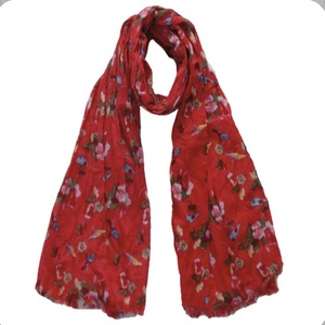 <b>Silk</b> Chiffon <b>Scarf</b> Hijab Custom Design Luxury Handmade Summer Bandana Women Muslim Skin Friendly Casual Long stylish <b>Scarves</b> - Product Image 1