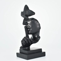 Sculpture moderne, figurine abstraite, décoration artistique pour table, salon, design artisanal pour la décoration de la maison