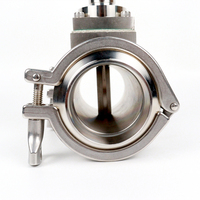 Débitmètre vortex tactique Mbus 6 pouces pour biogaz, vapeur, propane, air, liquide/huile, haute pression, haute précision, 4-20mA, raccord Tri-Clamp
