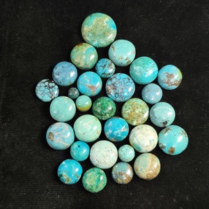 Natural Turquoise Octagon Geometric Cabochon Loose Gemstone Polished Flat Back Jewelry Stone Wholesale Supply - Product Image 4