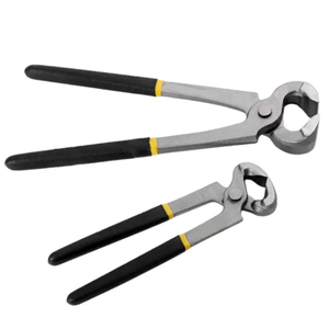 Alicates de punta plana duraderos de 10 pulgadas con agarre antideslizante, cortaúñas para pezuñas de caballo, acero de grado industrial, para reparación de calzado - Product Image 6