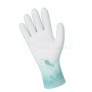 Gants de plongée professionnels légers en néoprène flexible avec paume texturée antidérapante et imperméable pour les sports nautiques - Product Image 5