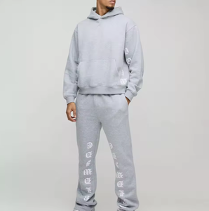 Conjunto Deportivo de Moda Urbana, Mangas Largas, Tejido Grueso, Pantalón Deportivo, Sudadera, Conjunto Deportivo Informal - Product Image 1