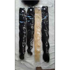 Extensiones de Cabello Humano Indio Liso/Rizado Queenvirgin, Paquetes de Trama de Alta Calidad de 10 a 34 Pulgadas para Peinado - Product Image 3