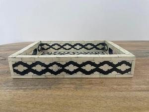 Plateau Feng Shui de Luxe Fait Main Écologique avec Incrustations en Os – Design Décoratif Élégant, Qualité Supérieure pour la Maison et la Cuisine (Idéal pour Servir) - Product Image 2