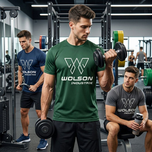 Camiseta Deportiva de Manga Larga con Cuello en V para Hombre, Personalizable con Logotipo, Ecológica, Transpirable y de Secado Rápido, en Spandex/Poliéster, Informal - Product Image 5