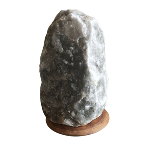 Lampe de sel de l'Himalaya gris naturel en gros, taillée à la main, pour la décoration intérieure et les ions négatifs - Product Image 5
