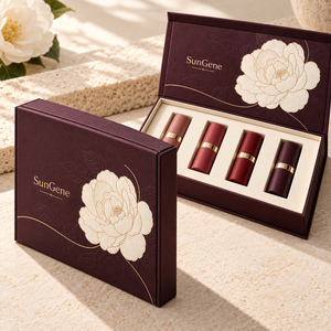 กล่องบรรจุภัณฑ์ลิปสติกแบบแข็งทรงหนังสือแบบมีบานพับ - Product Image 6