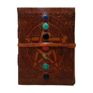 Star Stone 3D Embossed <b>Leather</b> Hardcover Journal Notebook <b>Diary</b>-Blank Book for Gift 120 Sheets Personal Notes & Creativity - Product Image 1