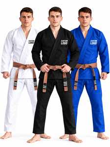Uniforme de Artes Marciales Personalizado de Primera Calidad con Logotipo, Gi de Judo, Karate, BJJ, para Entrenamiento y Competencia, Fabricante de Trajes de Jiu-Jitsu Brasileño y Karate - Product Image 1
